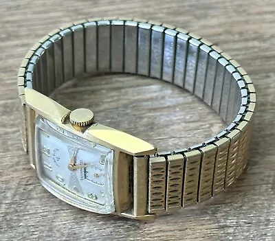 VTG Ladies 14k Gold Filled LORD ELGIN Chronometer Watch W/ Flex Band • $22.50