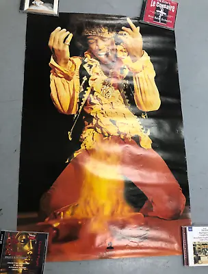 Jimi Hendrix Poster  Hendrix At Monterey Pop Festival  Winterland Prod • $59.99