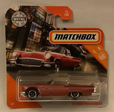 1957 Ford Thunderbird 1:64 By Matchbox (2019) • $8.60