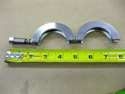 $34.99 • Buy A&N Chain Clamp Sanitary Pipe Ultra Low Vacuum Sputtering Deposition Chamber