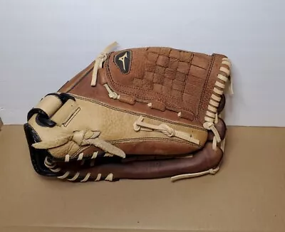 Mizuno World Win GWW 1301 Superior Design RHT Brown Leather Baseball Glove 13  • $115