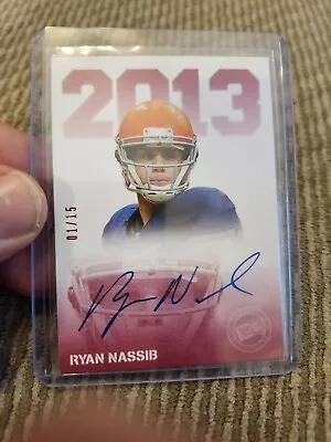 2013 Press Pass Signings Purple /15 Ryan Nassib #PPS-RN Rookie Auto RC • $6.99