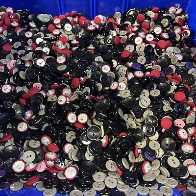 1000 Mixed A Lot Of Buttons Various Sizes And Colors EUC Black Pink Wine Grey • $24.99