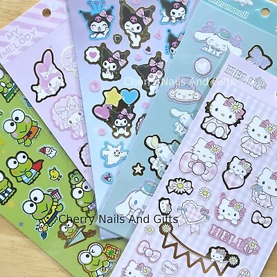 Kawaii Japanese Stickers Stationery Hello Kitty My Melody Kuromi Cinnamoroll • $5.90