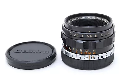 【N MINT+++】Canon 35mm F/2 MF Lens LTM L39 Leica L Screw Mount From JAPAN • £359.99