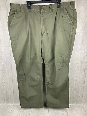 Carhartt Relaxed Fit Green Ripstop Workwear Pants 100274 301 46X30 =Actual 46X27 • $14