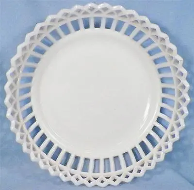 Antique Milk Glass Bowl Gothic Border Canton Pressed AS IS CONDITION • $19.99