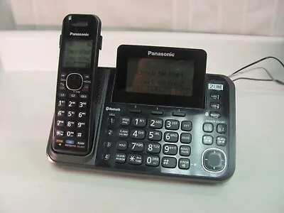 Panasonic KX-TG9541B 2 Line Cordless Phone System W 1 Handset Machine • $39.99