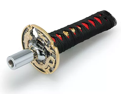 JDM Universal 15cm Samurai Sword Shift Knob Shifter Katana Handle 3 Adapters • $36.99