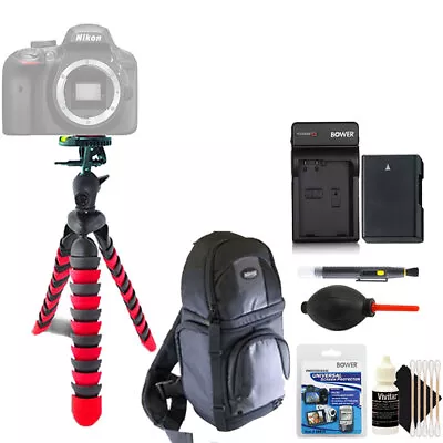 12  Tripod Backpack Pro Traveler W/ Battery + Charger / Nikon D5500 D5600 D3500 • $53.99