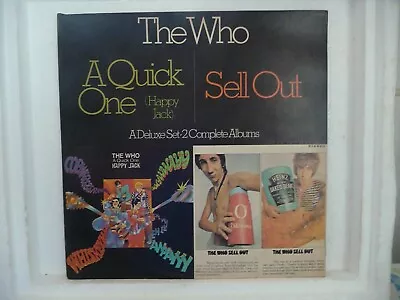  A QUICK ONE (Happy Jack) & SELL OUT  ~ The WHO ~ Deluxe Set ~ 2 Complete Albums • $13.99