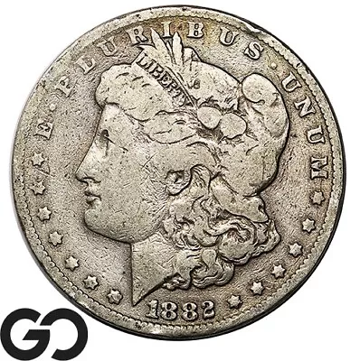 1882-CC Morgan Silver Dollar Silver Coin Tough In Circulated Conditions • $139.50
