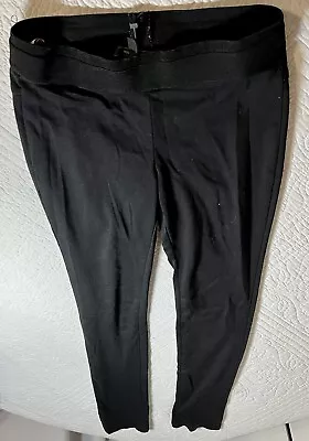 BCBG Max Azria Black Leggings Size Small Timeless Classic Basic Chic Capsule • $5.20