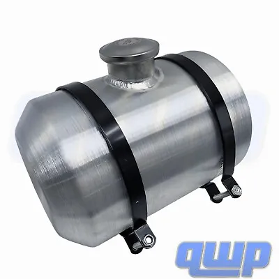 2.5 Gallon 8x12 1/4 NPT Spun Aluminum Center Fill Gas Tank Fuel Tank With Baffle • $120.75