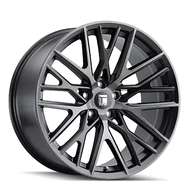 20  Touren Tr91 20x10.5 Brushed Matte Black W Dark Tint 5x112 Wheel 40mm Rim • $324.99