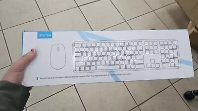 Bluetooth Keyboard And Mouse For Mac OMOTON Wireless Keyboard And Mouse Combo • $20