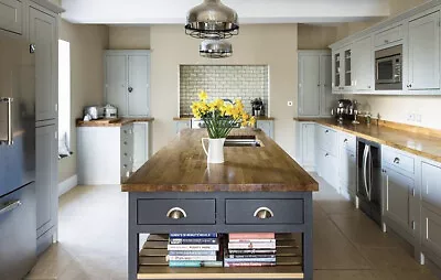 SOLID OAK WORKTOP! 1M 2M 3M 40mm/27mm/20mm Thick Oiled | Unoiled • £275