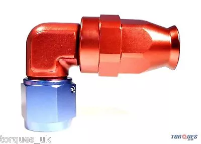 £12.49 • Buy AN -6 (AN6) 90 Degree Forged Teflon PTFE Hose Fitting 