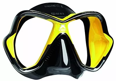 Mares X-Vision Liquid Skin 14 Mask - Yellow/Black - Dive Masks - 411052CLYLKYLK • $119.95