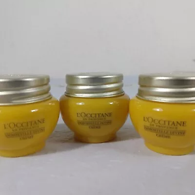 L'occitane Immortelle Anti Aging Divine Face Creme  4ML  X3 NEW • $61.51