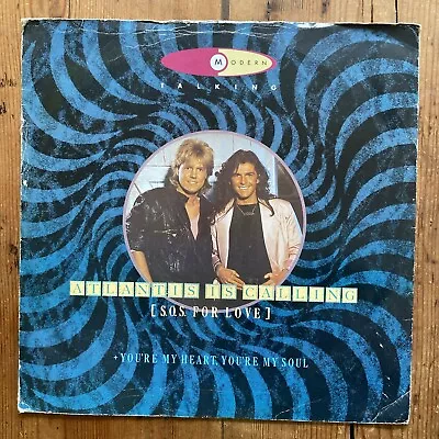 Modern Talking - Atlantis Is Calling - S.O.S For Love 12  Vinyl Single Record • $3.74