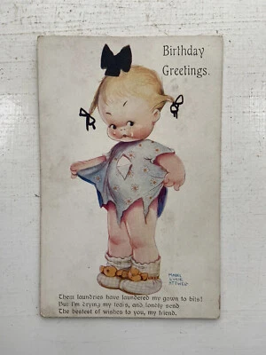 £2.99 • Buy Vintage Mabel Lucie Attwell Postcard Dated October 1926 Post Card Collectable