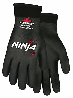 MCR Memphis Ninja Ice Insulated Fully-Coated Cold Winter Weather Work Gloves • $13.79