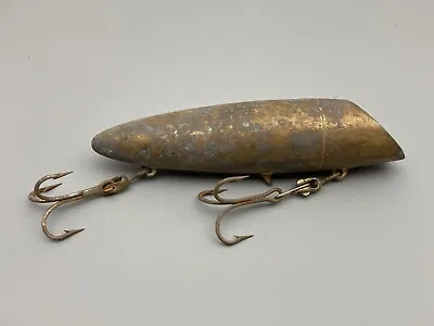Vintage Brass Salmon Plug Fishing Lure The Alaskan Plug Alaska Tackle Co. Style • $59.95