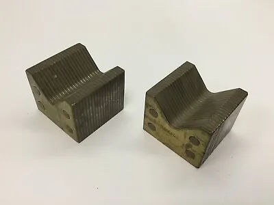 Lot Of 2 Magnetic V-Blocks For Electromagnetic Chuck Surface Grinder Mill • $115