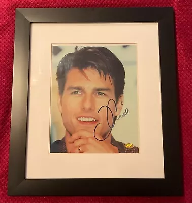 Framed Signed Tom Cruise Picture With Hologram Coa - Free Postage • £129.99