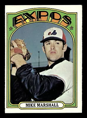 Mike Marshall 1972 Topps #505 Montreal Expos Ex/Mt • $1.25