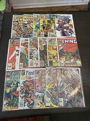 MARVEL COMICS Fantastic Four Thing Team Up Lot Of 17 The Thing Vintage • $49.99