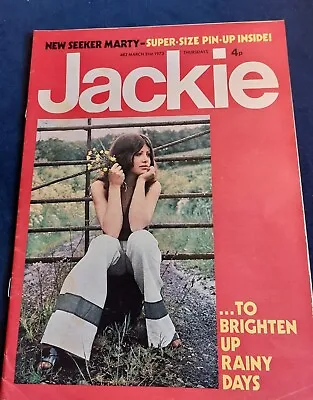 Rare Vintage JACKIE Magazine 31 MARCH 1973 Strawbs Marty Kristian Slade 466 • £15