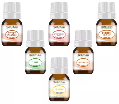 $10.95 • Buy Citrus Essential Oil Set 6 - 5ml 100% Pure Natural Therapeutic Grade Oils, Blend