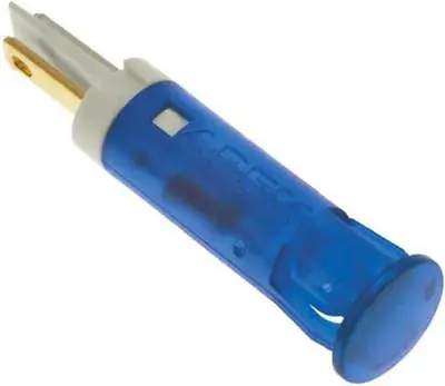 2 X 110VAC 10mm Low Profile BLUE LED Panel Mount Indicator 8mm Hole Snap In • £6.49