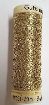 £3.55 • Buy Gutermann Gold Metallic Thread