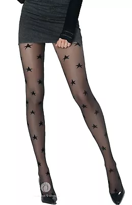 £4.99 • Buy Sexy Ladies Fashion Design Stars Patterned Tights By Sentelegri  SISI 