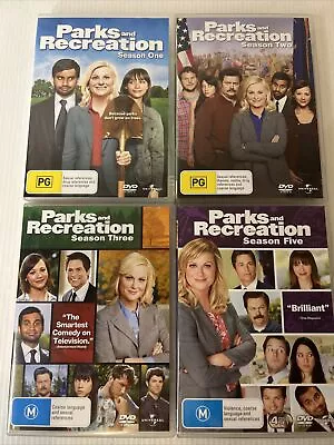 Parks And Recreation Season 1 2 3 5 Series Lot Sit Com DVD R4 VGC + Free Postage • $16