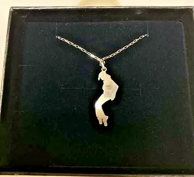 Michael Jackson Official Jewelry 2013 Silver Necklace Iconic Pose W/ Cards Rare • $250