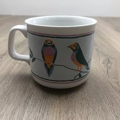 Nescafé Coffee Mug Vintage Designer Collection Finch In Nice Condition • $42.75