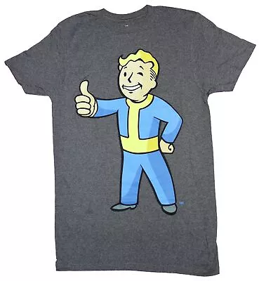 Fallout Adult New T-Shirt - Standing Thumbs Up Pip Boy Pic • $16.98