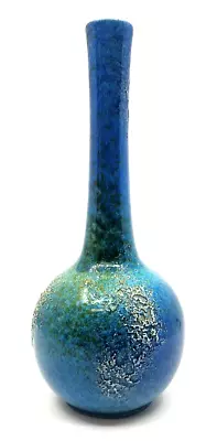 VINTAGE 1960s ROYAL HAEGER R1919 BUD VASE IN ETRUSCAN BLUE LAVA GLAZE RARE • $75