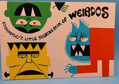 ED EMBERLEY'S LITTLE DRAWING BOOK OF WEIRDOS ~ 1973 Paperback ~ 1st Edition • $20