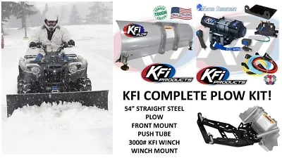 KFI Yamaha '04-'06 Bruin 350 Plow Complete Kit 54  Steel Blade 3000# Winch • $1046.80