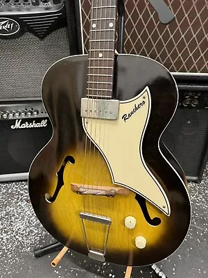 Vintage 1960 Supro Ranchero Thinline Hollowbody Guitar W Case • $659.99