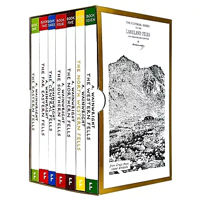 Pictorial Guides To The Lakeland Fells Series Books 1-7 Collection Set By Ullswa • £27.10