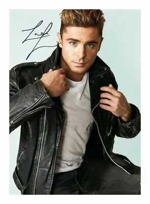 Zac Efron Autograph Signed Pp Photo Poster • £6.89