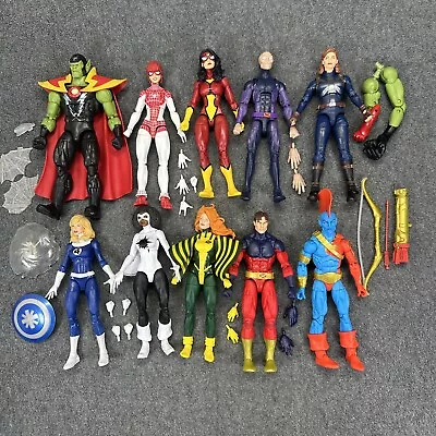 Marvel Legends Lot Of 10 Assorted 6  Action Figures Spider-Woman Yondu + More • $134.99