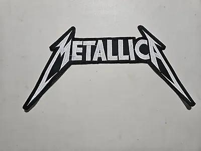 Metallicasew On White Embroidered Large Back Patch • $15.99