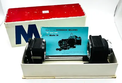 Minolta SR Extension - Bellows W/ Slide Copier Owner's Manual In Original Box • $59